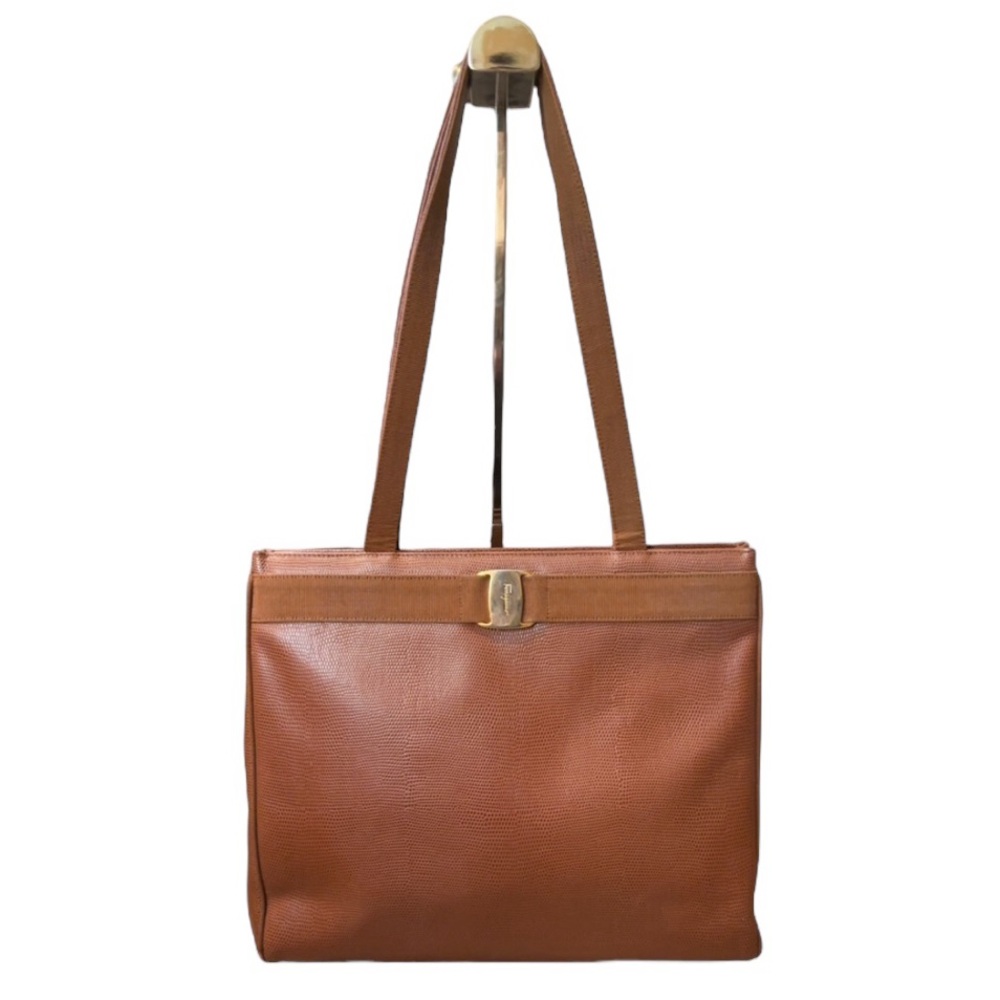 Salvatore Ferragamo Lizard Tote